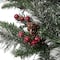 4ft. Pre-Lit Flocked Pinecones & Berries Christmas Tree with Warm White Lights
